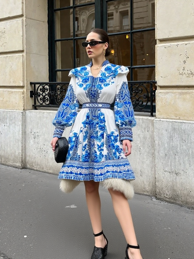 Seoul Sapphire Dress