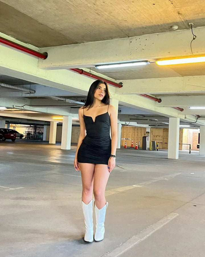 Aesthetic Black Dress