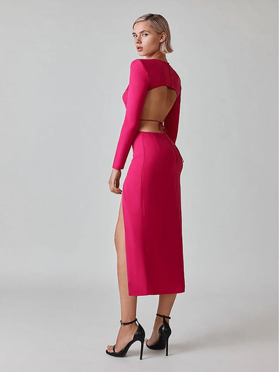Azale Blossom Midi Dress