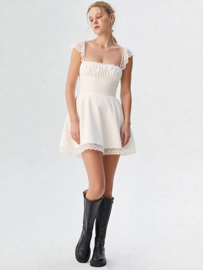 Tints White Dress