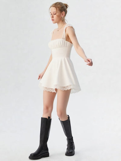Tints White Dress