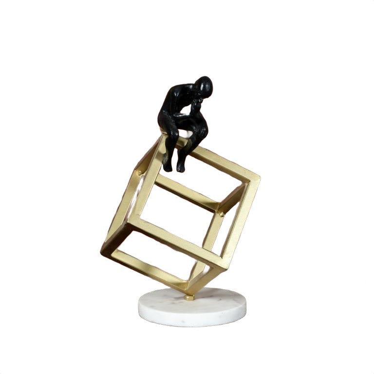 Modern Art Sculpture – Refined Reflection